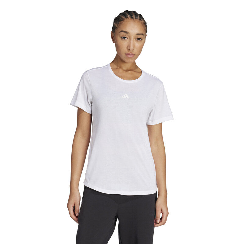 Adidas Motion Essentials Tee (w) (wonder Sage) - Wht / Xs