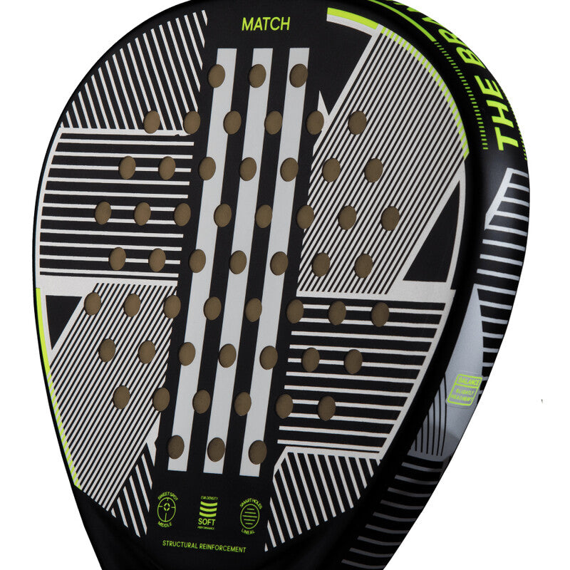 Adidas Padel Match Light 3.3 Black/lime - Blk / Os