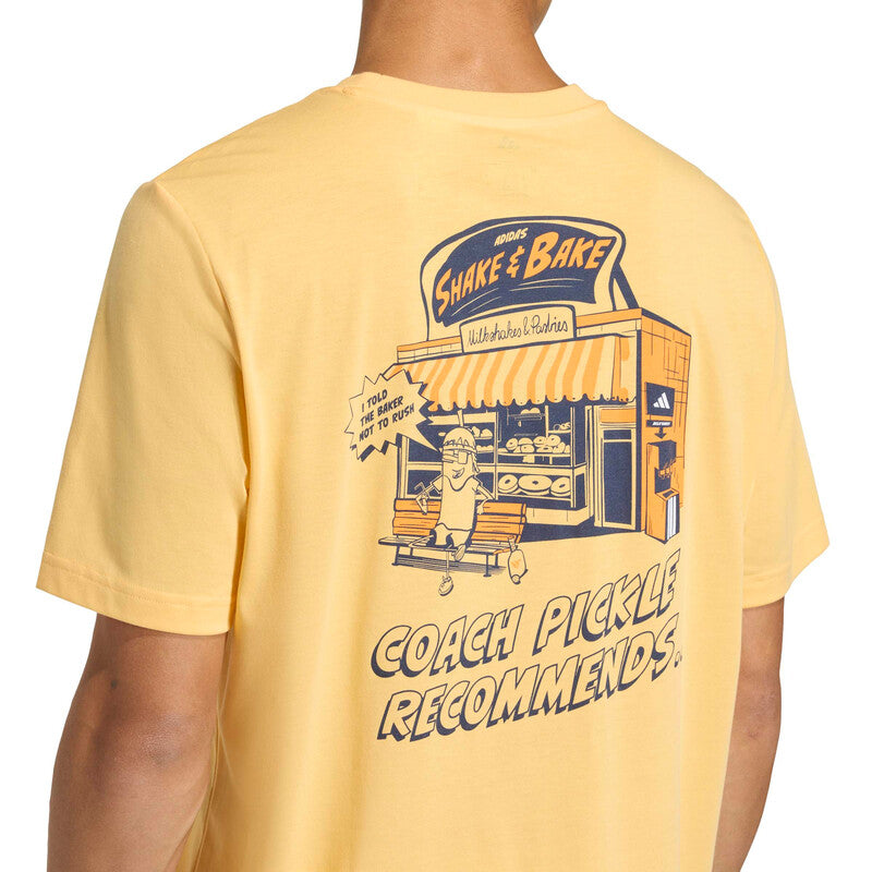 Adidas Pickleball Graphic Tee (m) (orange)
