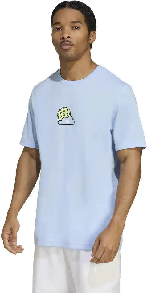 Adidas Pickleball Graphic Tee Men’s Glow Blue
