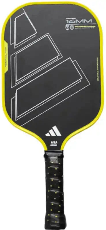 Adidas Rx Team Attk 2025 Pickleball Paddle - Black Yellow