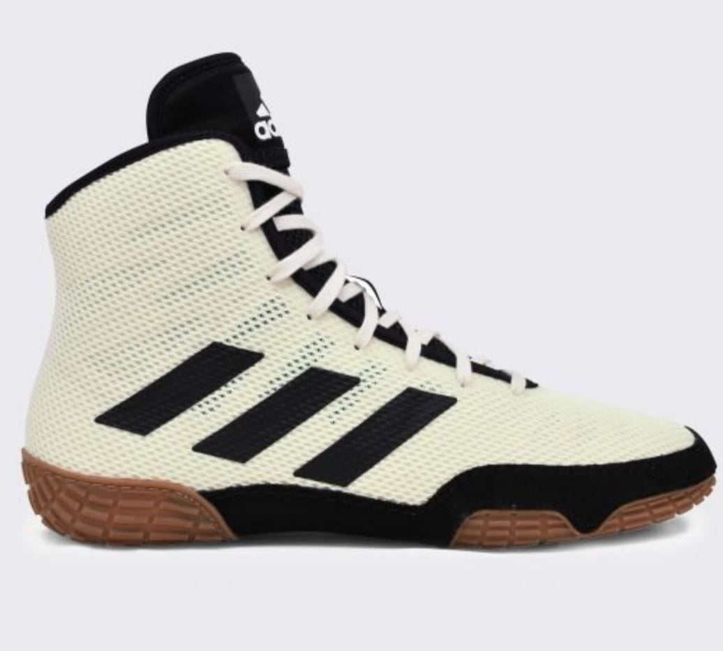 Adidas 231 Tech Fall 2.0 Youth Wrestling Shoes - White Black