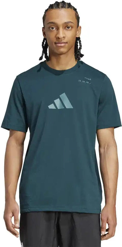 Adidas Tennis Category Graphic Tee Men’s Aurora Ivy