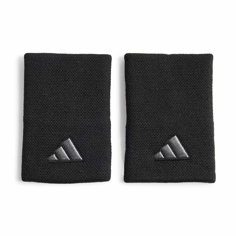 Adidas Tennis Large Wristbands (2x) (black) - Blk / Os