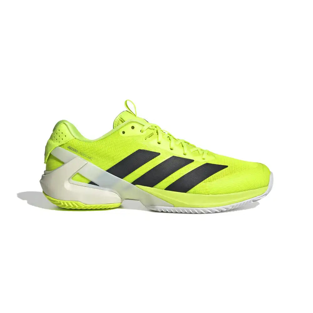 Adidas Ubersonic 5 Clay Men’s Tennis Shoes - Lucid Lemon Core Black - 8.5