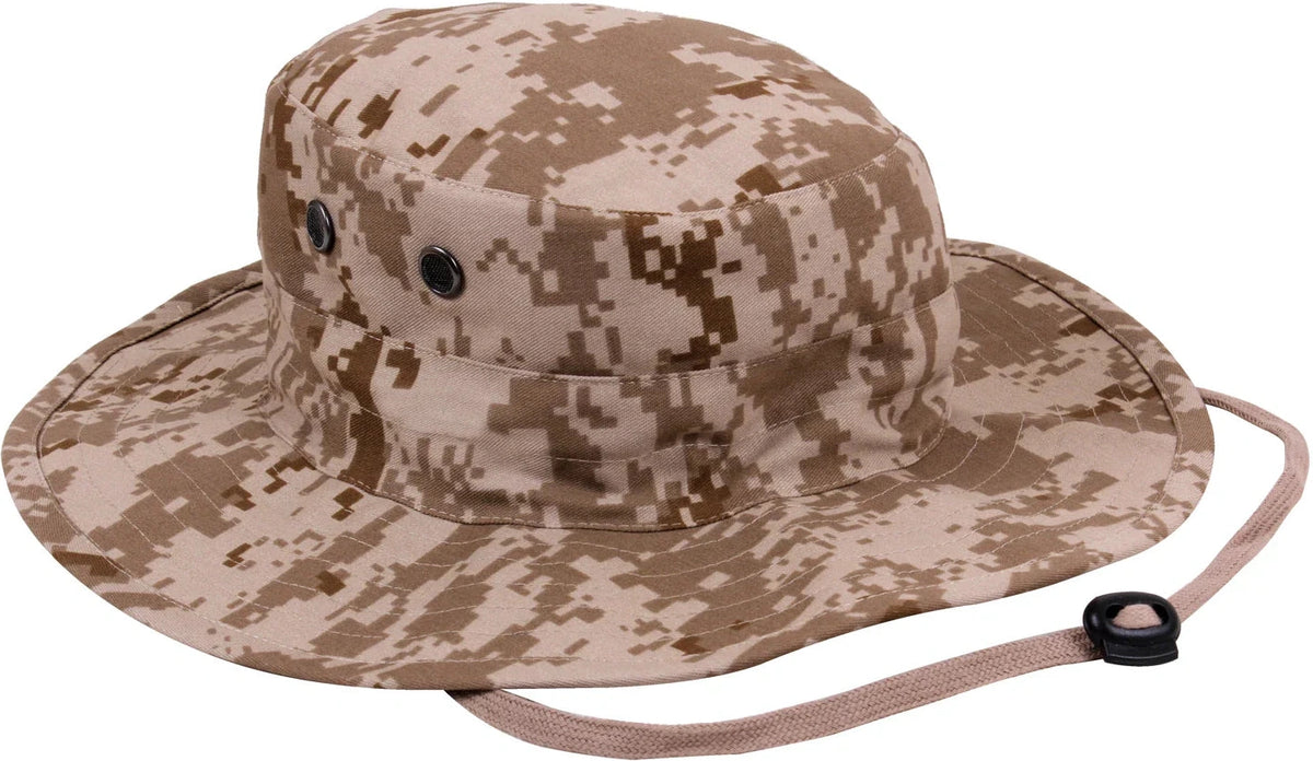 Adjustable Boonie Hat - Desert Digital Camo
