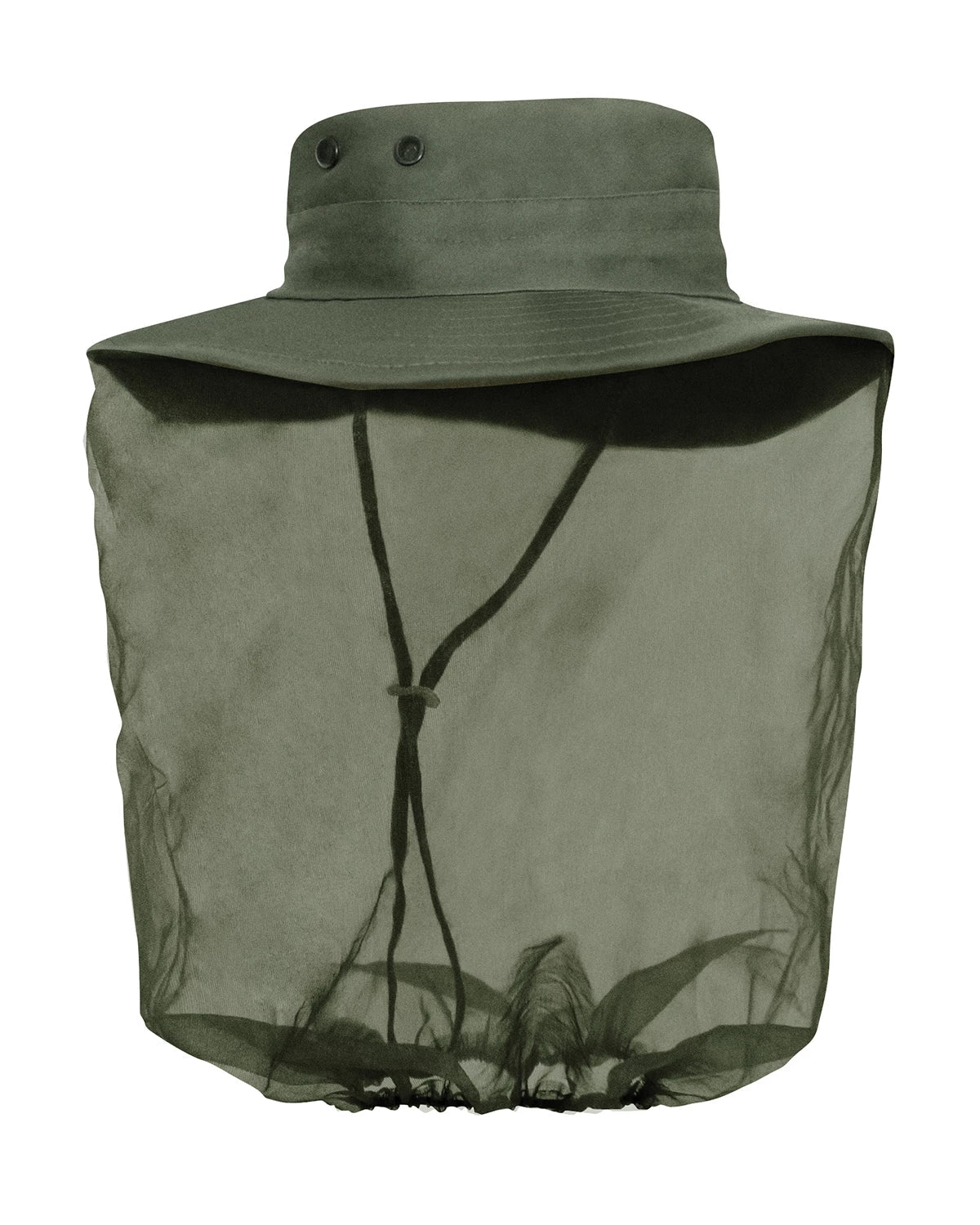 Adjustable Boonie Hat with Mosquito Netting - Olive Drab