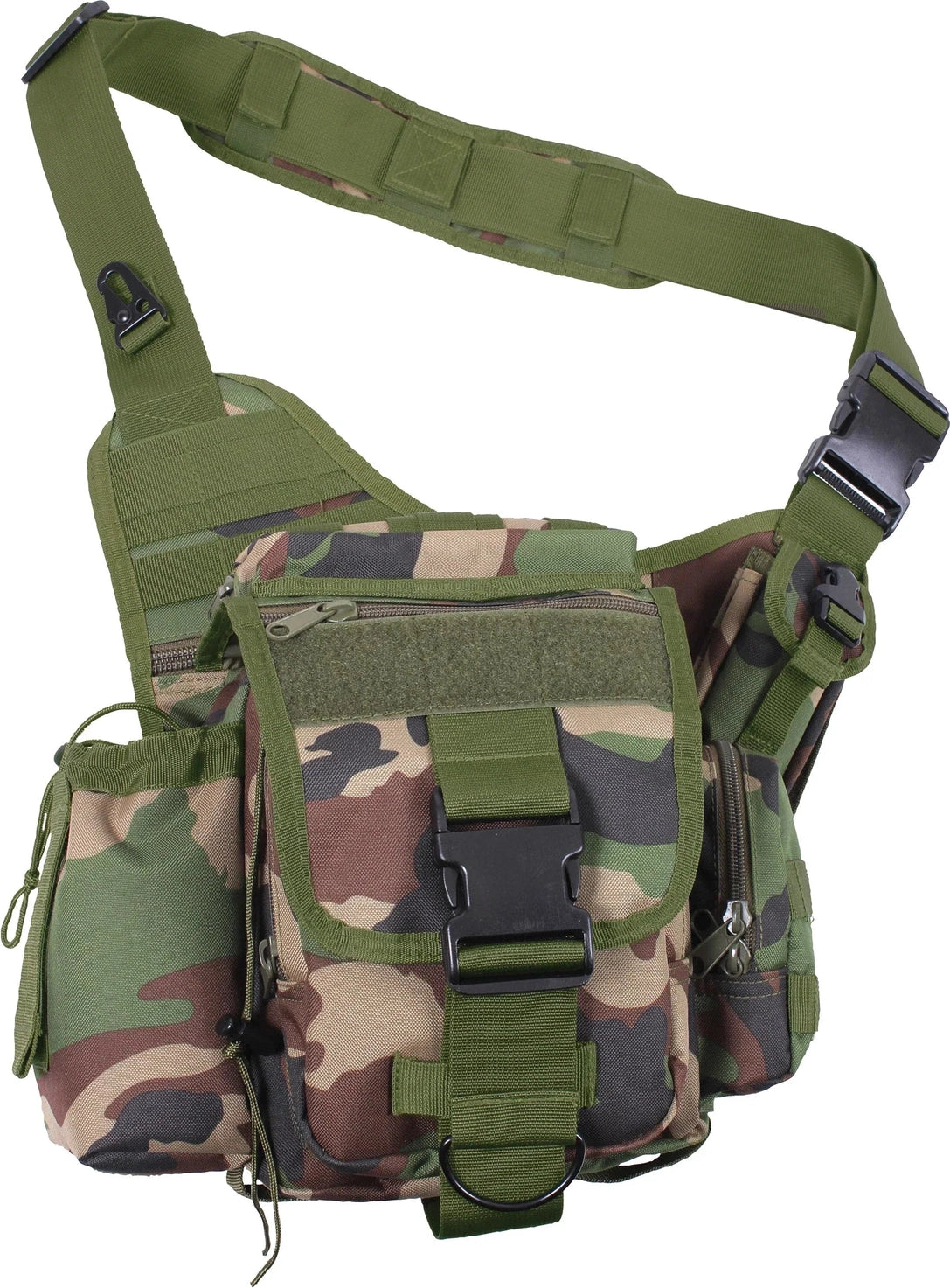 Advanced Tactical Crossbody Bag - Woodland Camo