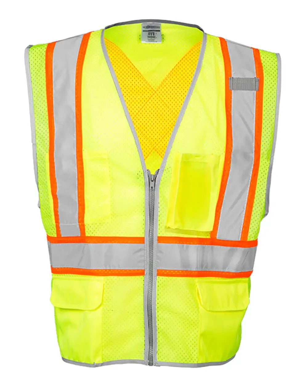 Kishigo 1576-1577 Premium Brilliant Series® x Back Dual Compliant Vest - Lime - S/m