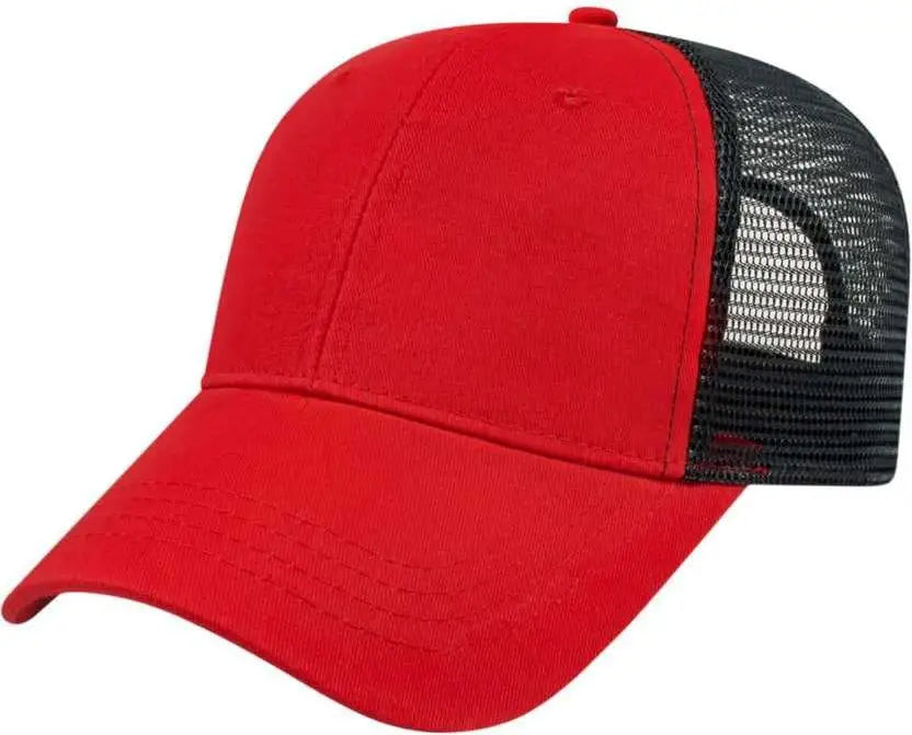 Cap America X500 x Tra Value Mesh Back - Red Black - one Size Fits Most