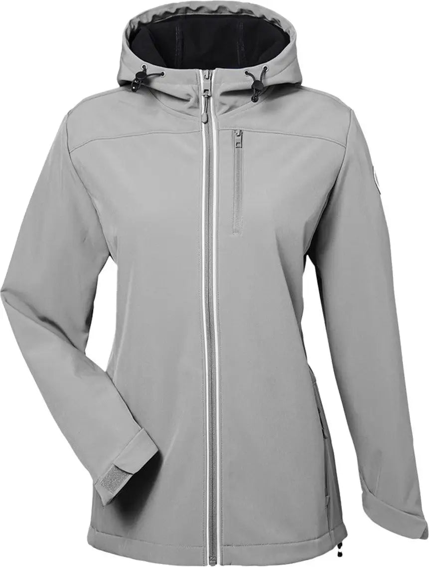 Nautica N17790 Women’s Wavestorm Hooded Soft Shell Jacket - Graphite - Dark Gray / Xs