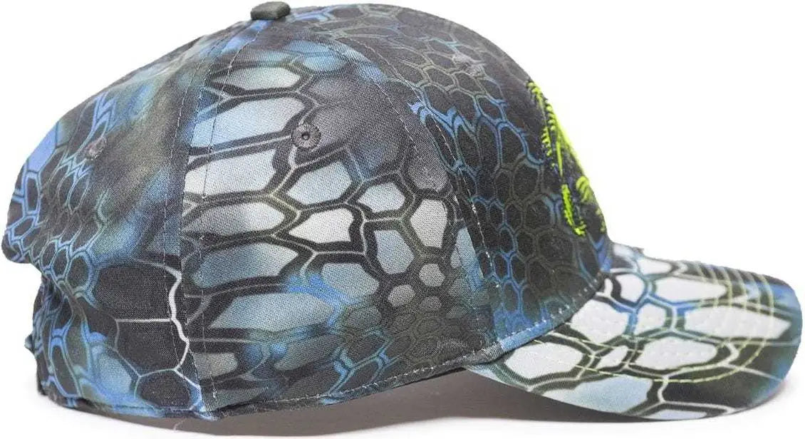 Oc Sports Bon-020 Fishing Adjustable Cap - Kryptek Neptune - 6 7/8’’ - 7 1/2’’