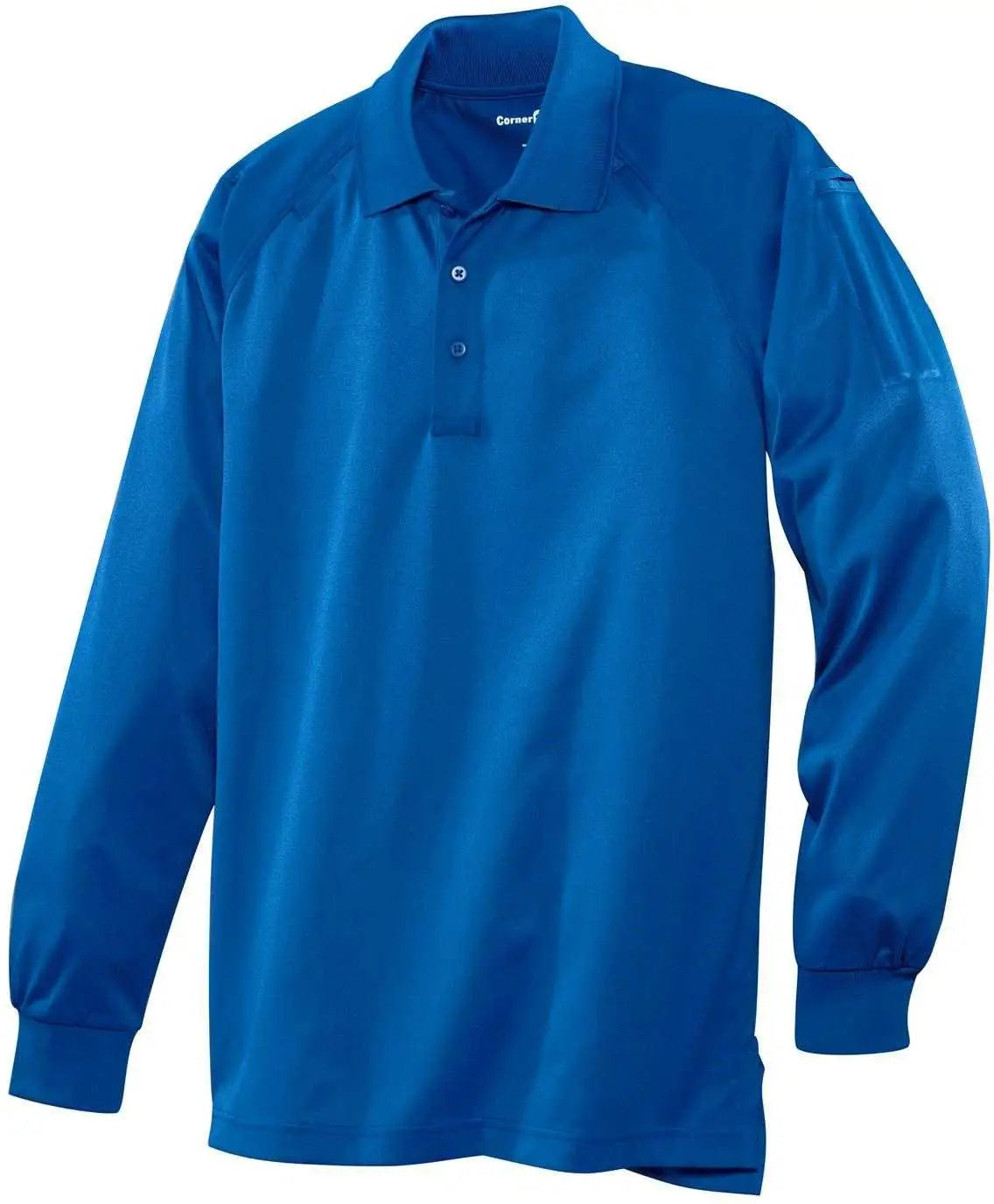 Cornerstone Cs410ls Select Long Sleeve Snag-proof Tactical Polo - Royal