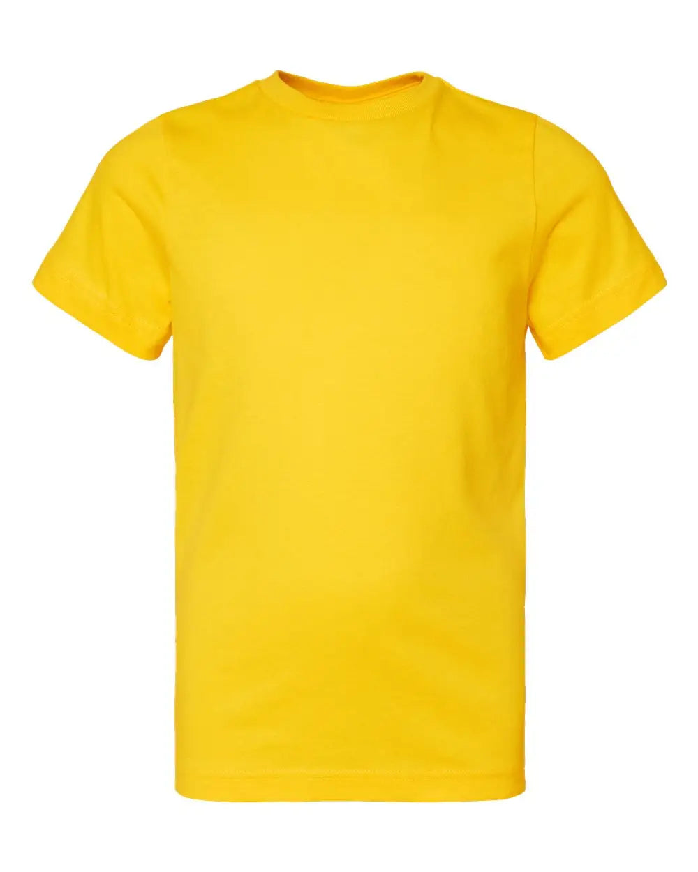 Lat 6101 Youth Fine Jersey Tee - Yellow - Xs