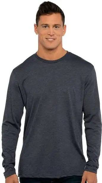 Next Level 6071 Tri-blend Long Sleeve T-shirt - Vintage Navy