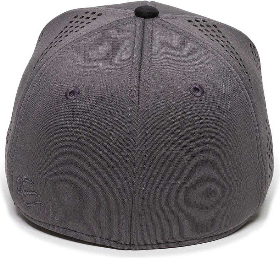 Oc Sports Air25 Flexible Fitting Cap - Graphite Black - Dark Gray / 6 3/8’’ - 3/4’’