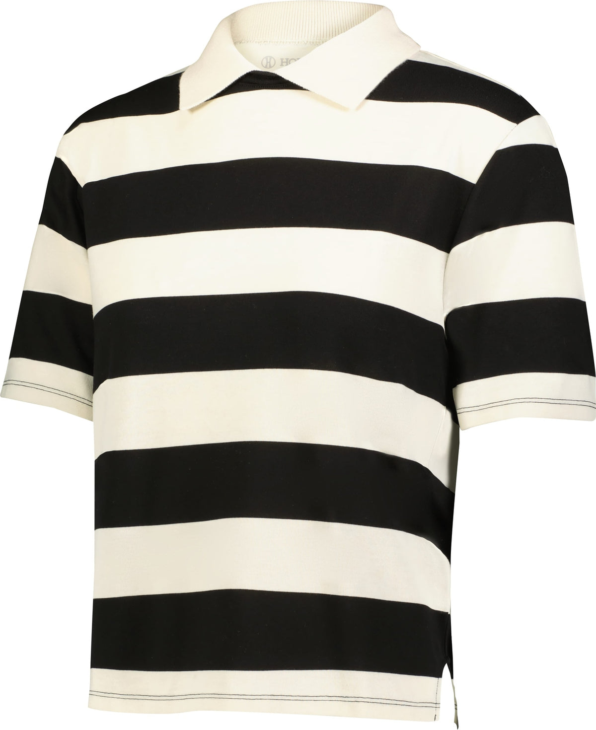 ALABASTER/VINTAGE BLACK PREP STREET RUGBY CROP