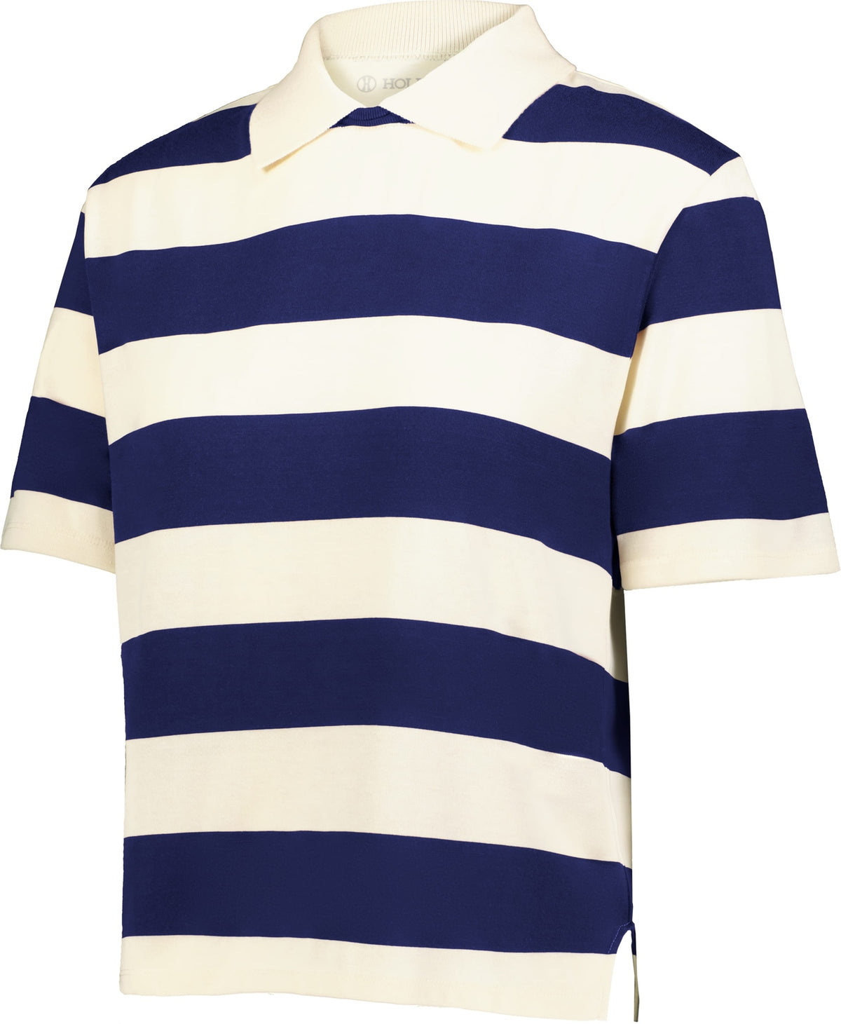 ALABASTER/VINTAGE NAVY PREP STREET RUGBY CROP
