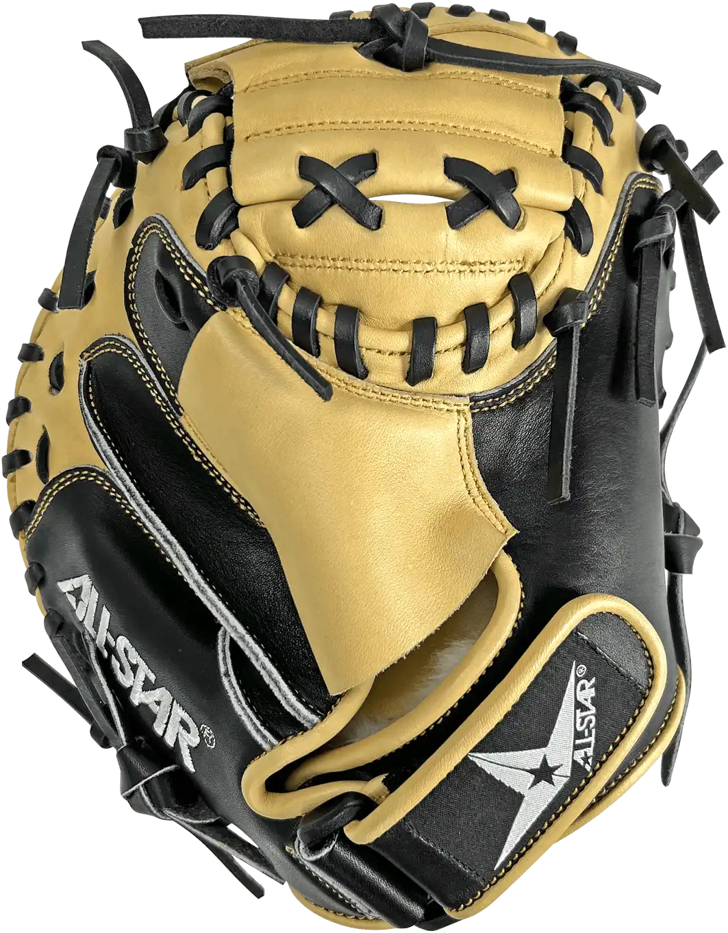 All-star Mini Anvil Baseball Mitt 29.00’’ - Black Tan - Right Throw
