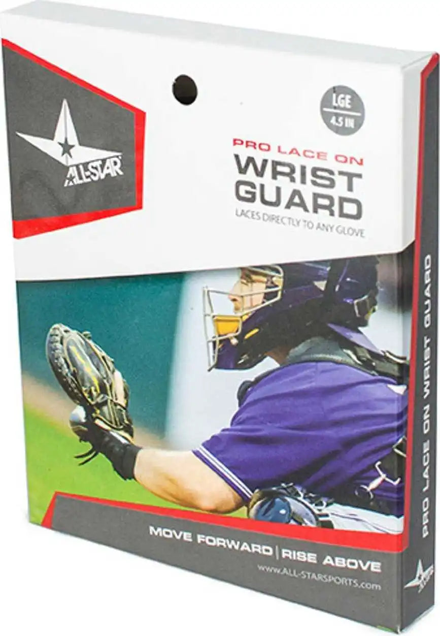 All-star Pro Lace on Wrist Guard with Strap - Black