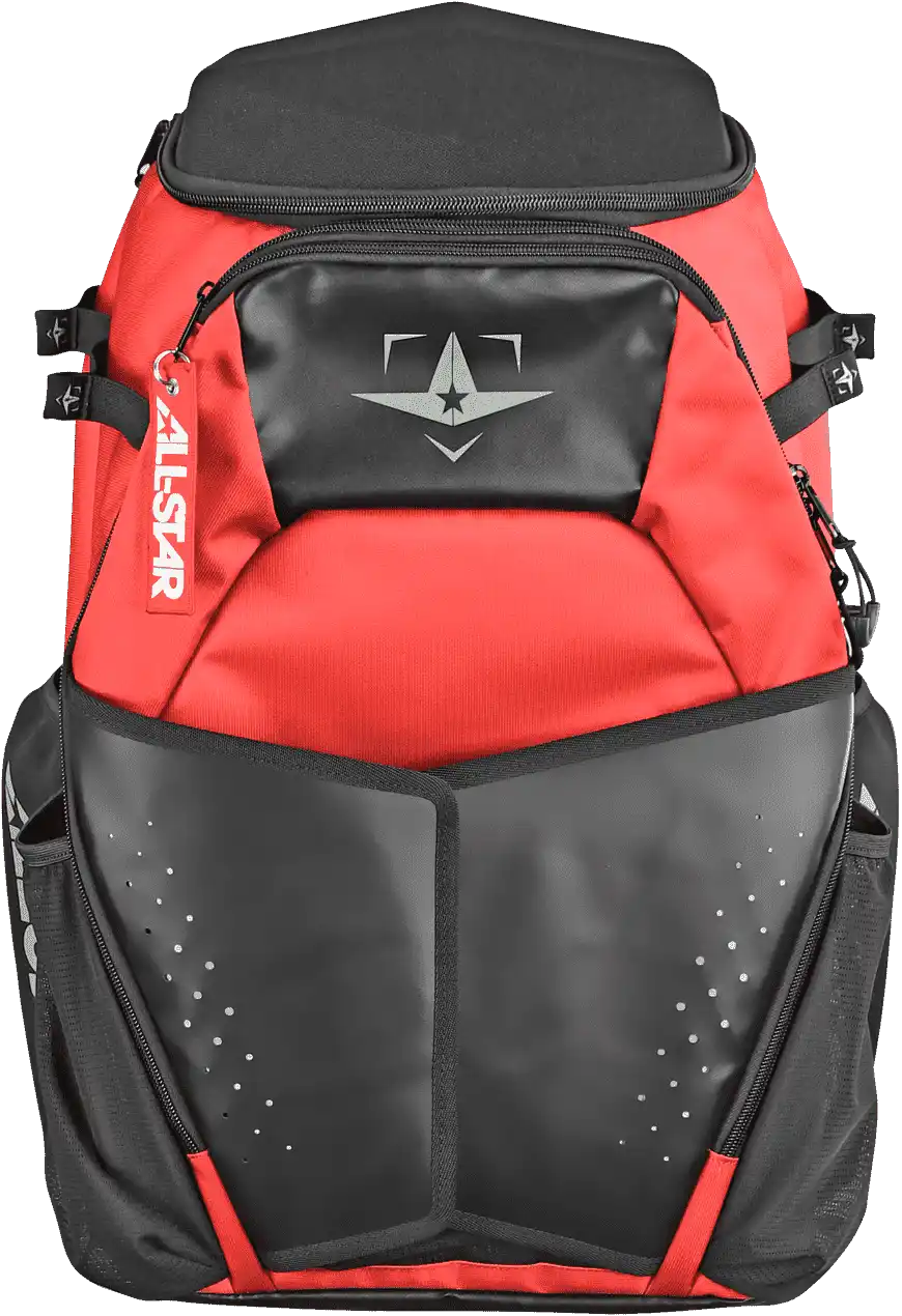 All-star S7 Elite Player Baseball Batpack - Scarlet - Red