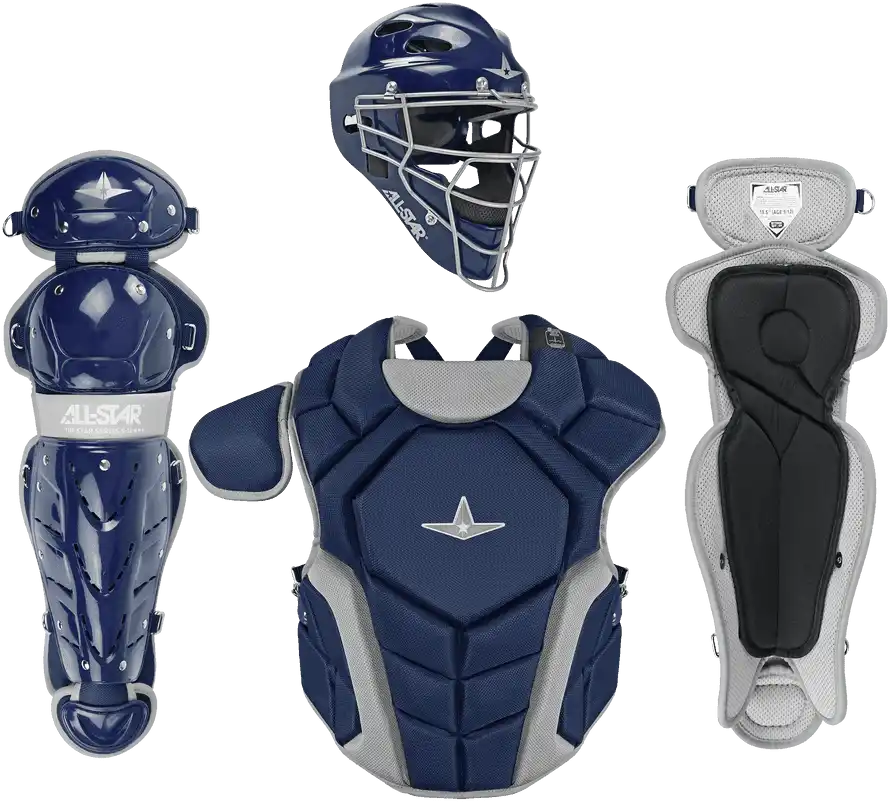 All-star Top Star Series Nocsae Catcher’s Set (ages 12-16) - Navy
