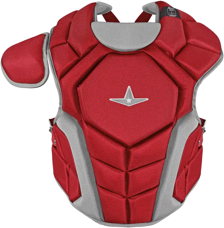 All-star Top Star Series Nocsae Catcher’s Set (ages 12-16) - Scarlet - Red