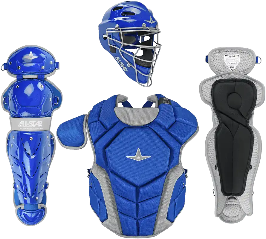 All-star Top Star Series Nocsae Catcher’s Set (ages 9-12) - Royal