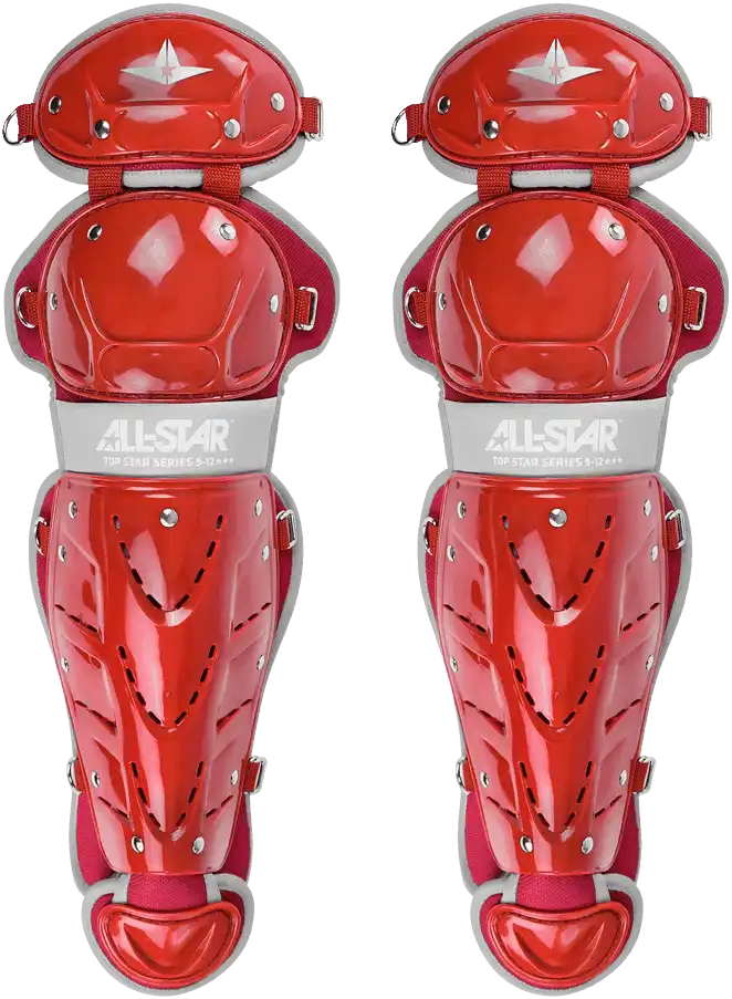 All-star Top Star Series Nocsae Catcher’s Set (ages 9-12) - Scarlet - Red