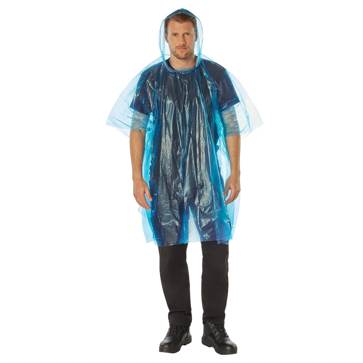 All Weather Emergency Poncho - Blue
