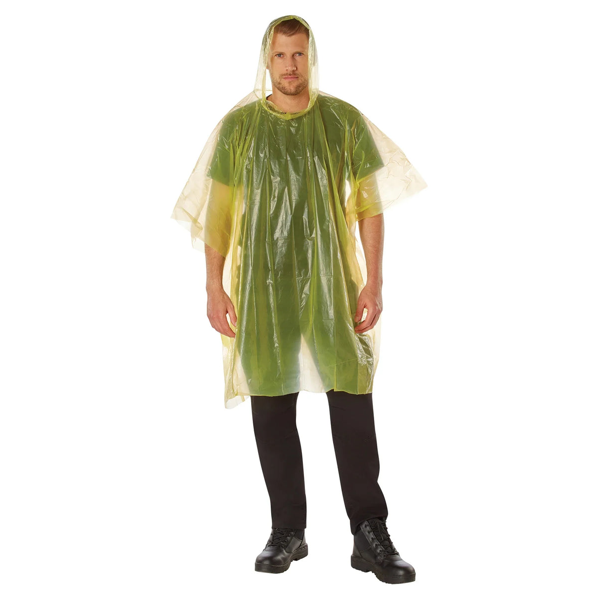 All Weather Emergency Poncho - Yellow