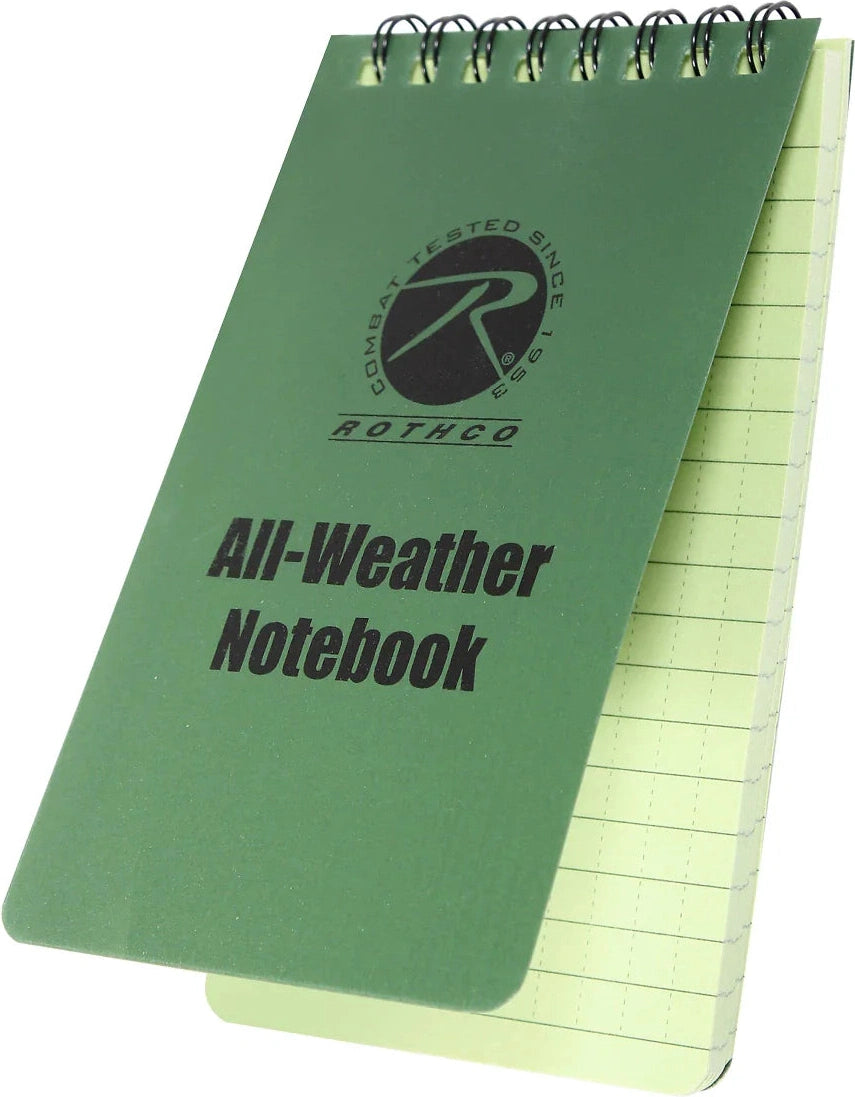 All-weather Waterproof Notebook - Olive Drab / 3 x 5