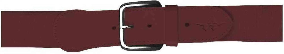 Alleson Athletic 3bba Adult Baseball Belt 1.5 Width - Maroon - Belt to 46’’