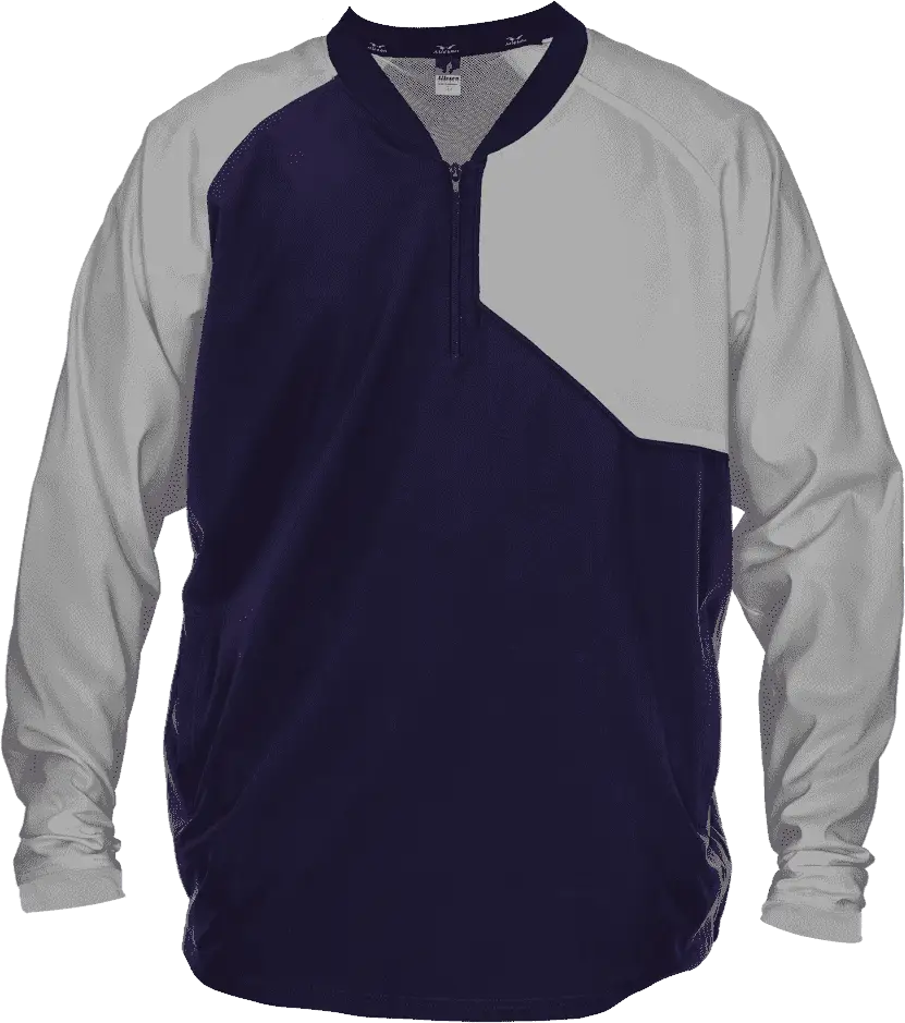 Alleson Athletic 3jls21a Baseball Batter Jacket - Navy Gray