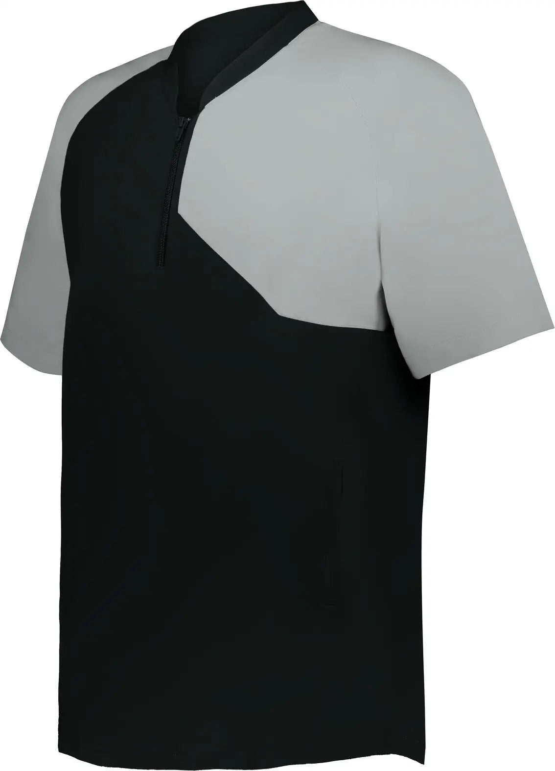 Alleson Athletic 3jss21y Youth Baseball Batting Jacket - Black Gray