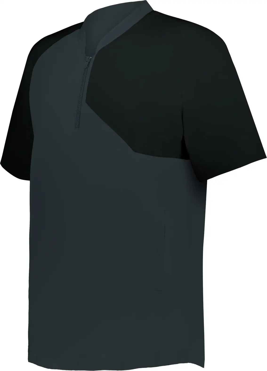 Alleson Athletic 3jss21y Youth Baseball Batting Jacket - Charcoal Black