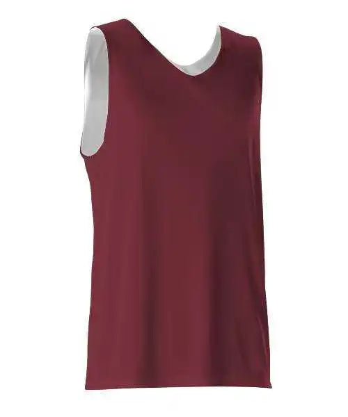 Alleson Athletic 506cr Men’s Reversible Tank - Cardinal White
