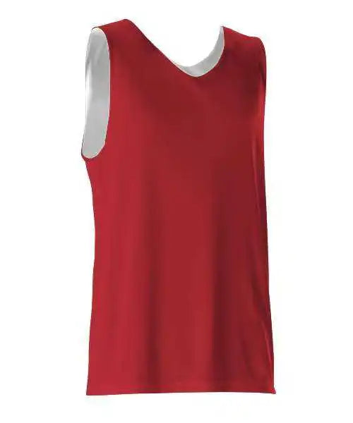 Alleson Athletic 506cr Men’s Reversible Tank - Scarlet White