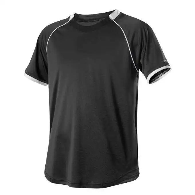 Alleson Athletic 508c1y Youth Baseball Jersey Crew Neck Black White