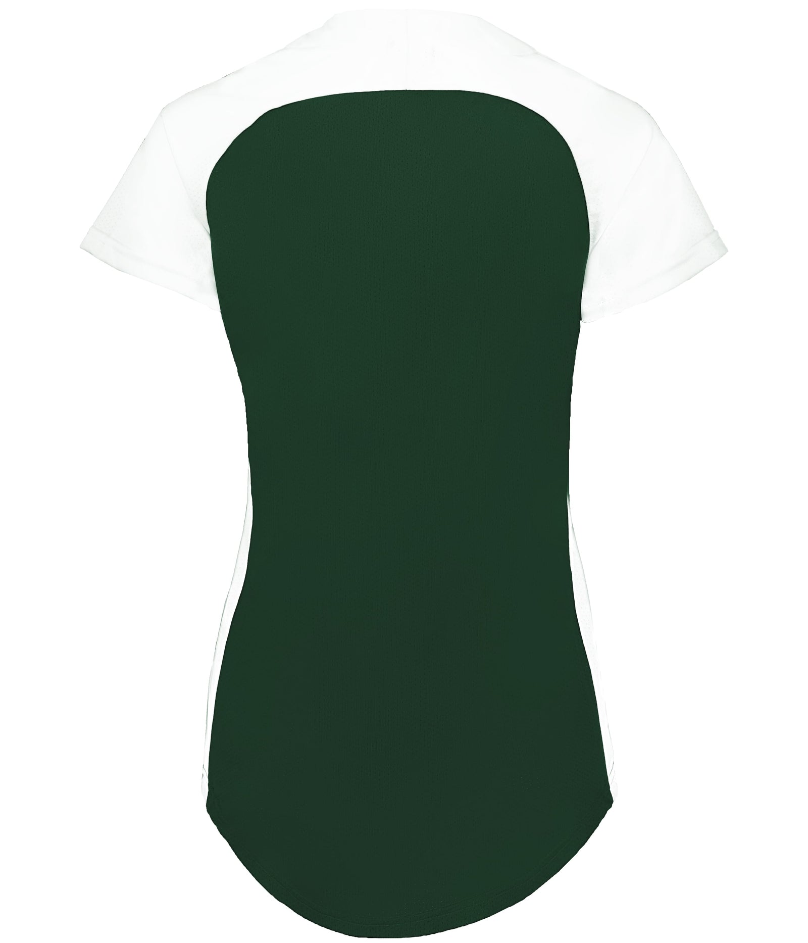 Alleson Athletic 522pdwg Girl’s Two Button Fastpitch Jersey - Forest White