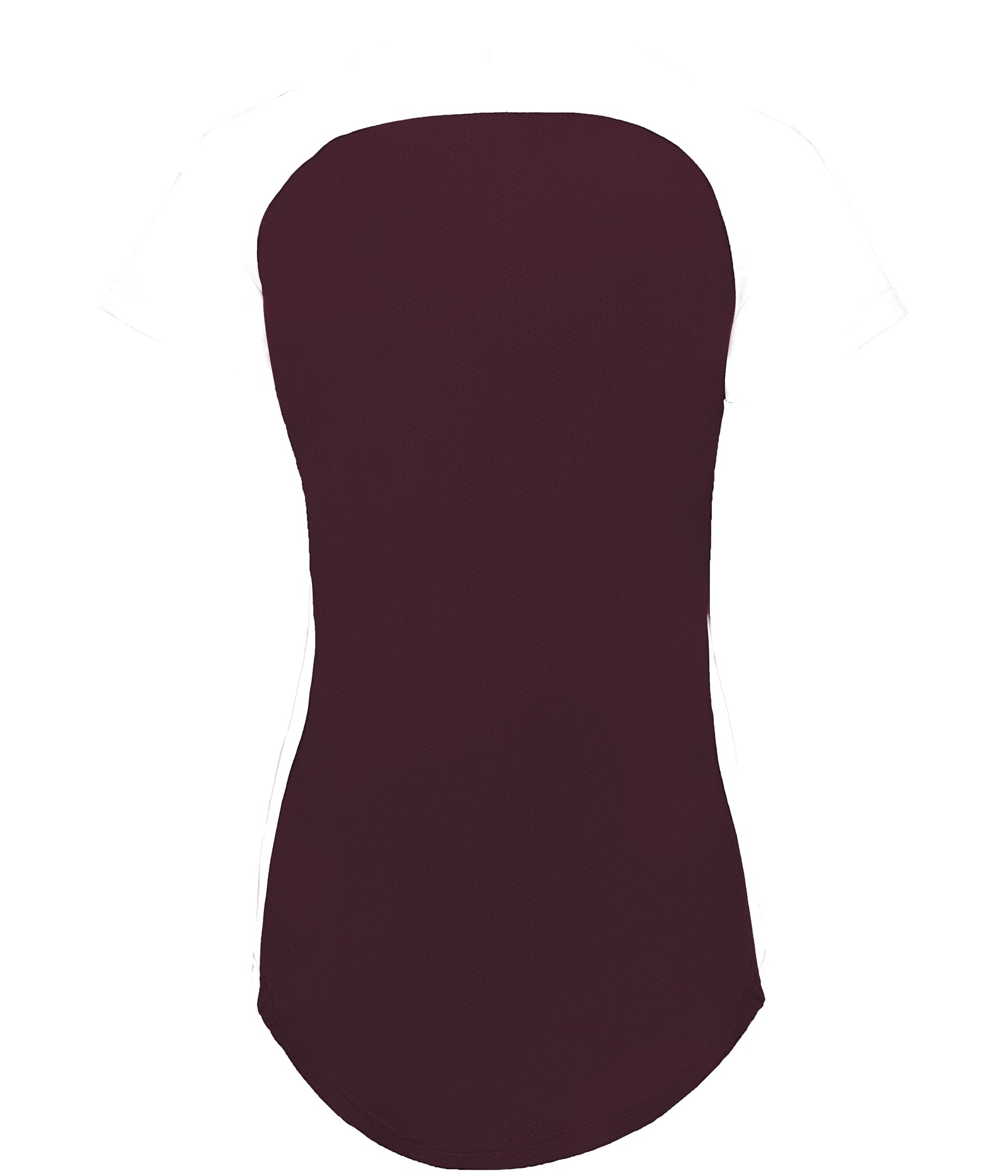 Alleson Athletic 522pdwg Girl’s Two Button Fastpitch Jersey - Maroon White
