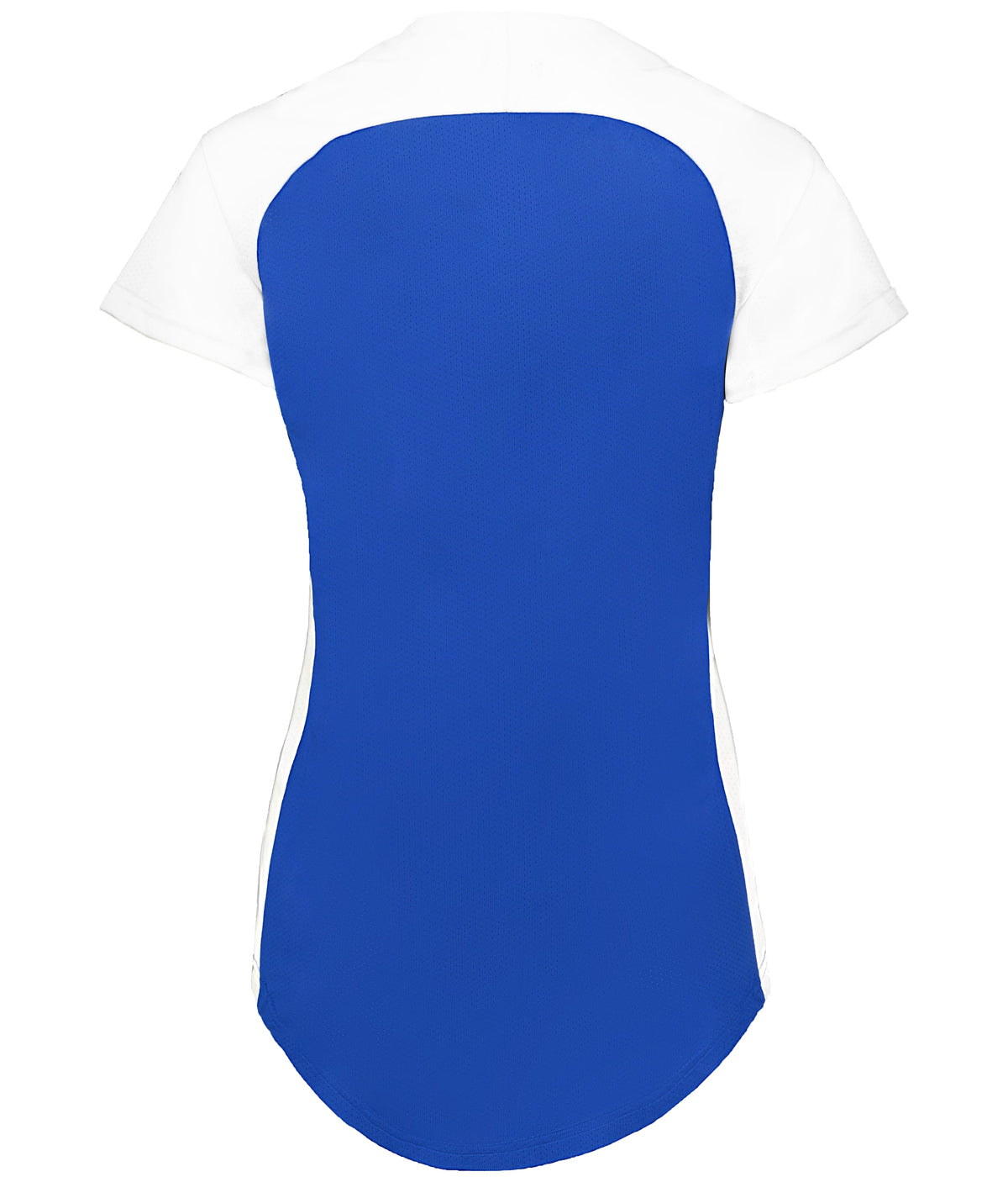 Alleson Athletic 522pdwg Girl’s Two Button Fastpitch Jersey - Royal White