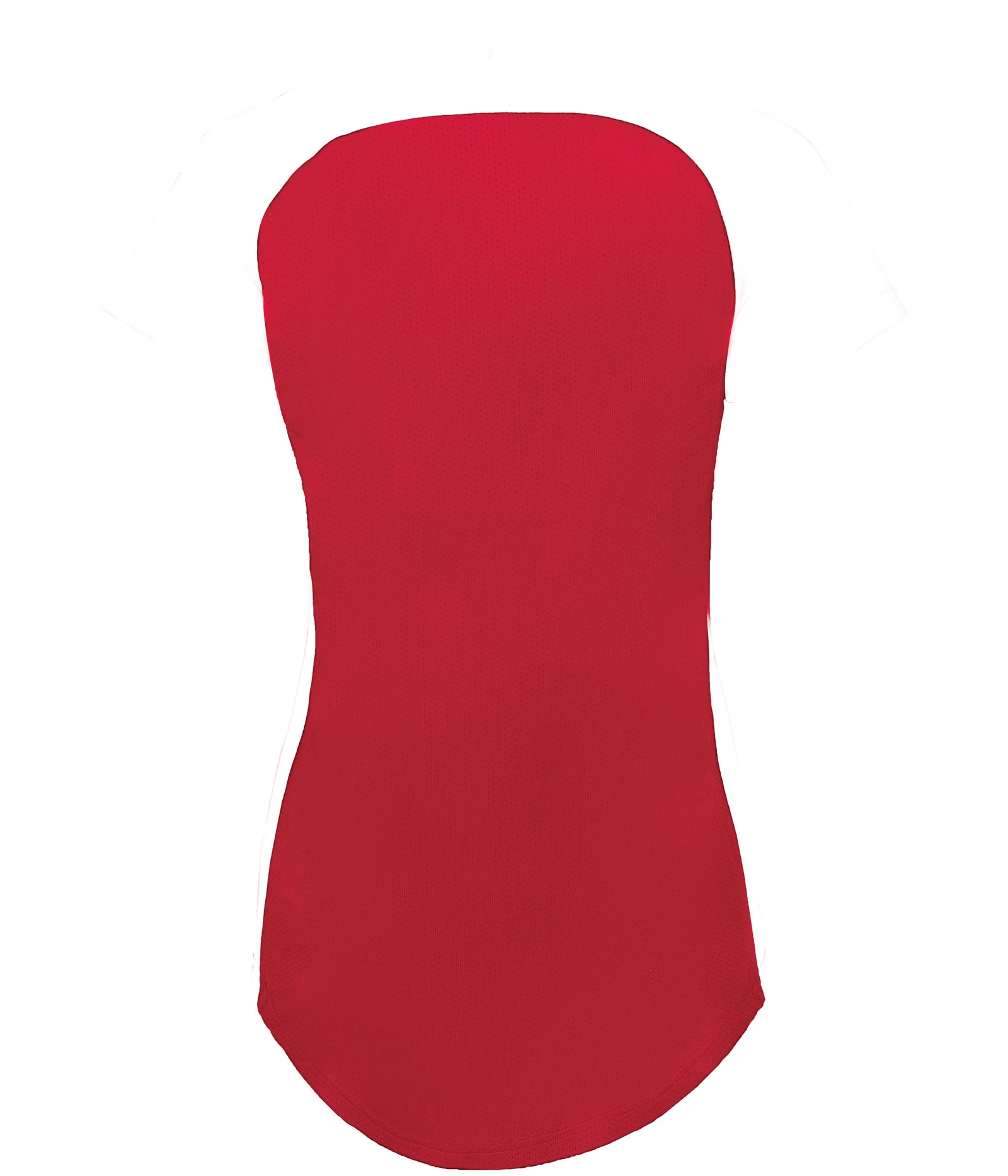 Alleson Athletic 522pdwg Girl’s Two Button Fastpitch Jersey - Scarlet White