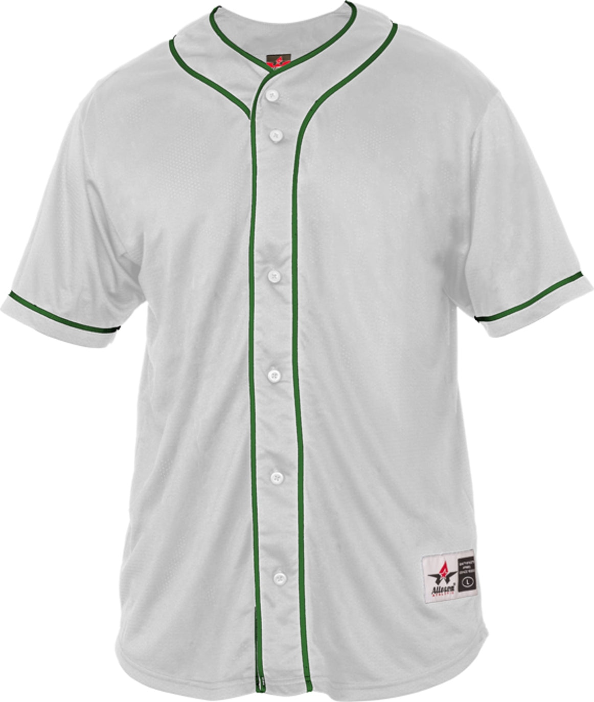 Alleson Athletic 52mbbjy Diamond Full Button - White Forest