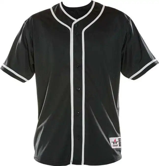 Alleson Athletic 52mbbjy Youth Diamond Jersey - Black White