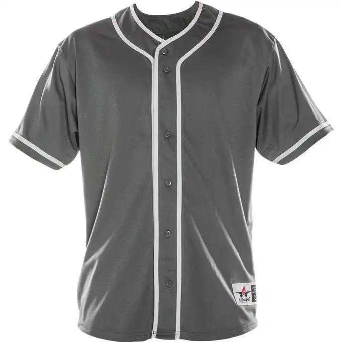 Alleson Athletic 52mbbjy Youth Diamond Jersey - Charcoal White
