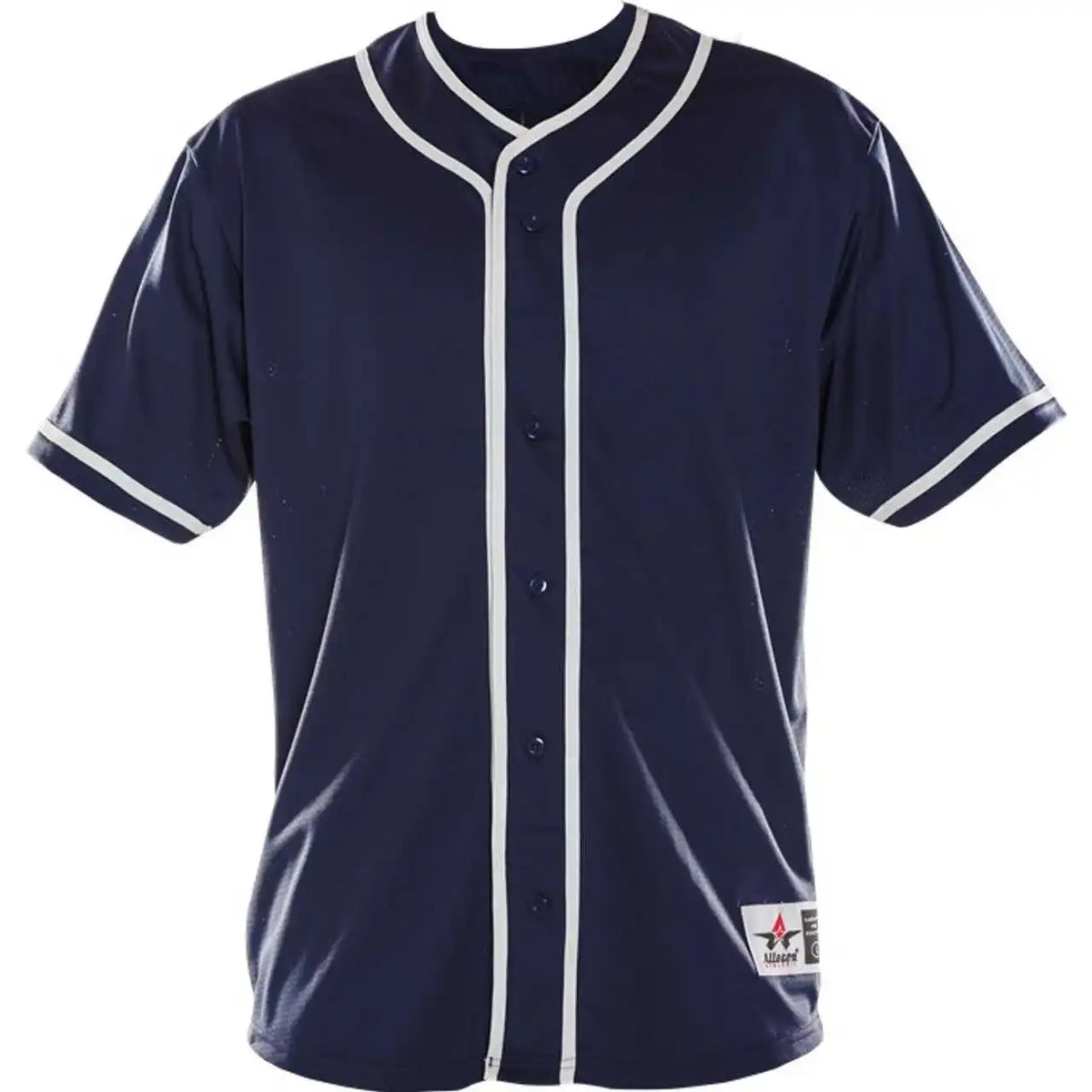 Alleson Athletic 52mbbjy Youth Diamond Jersey - Navy White