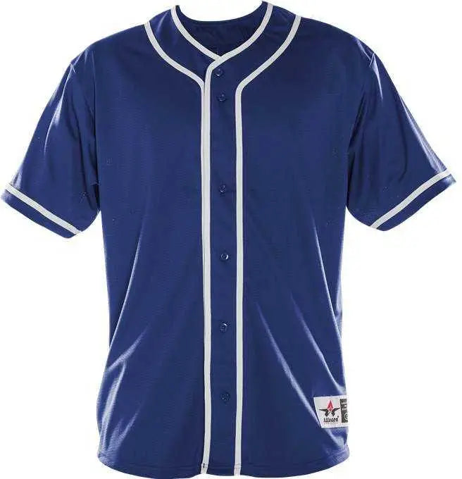 Alleson Athletic 52mbbjy Youth Diamond Jersey - Royal White