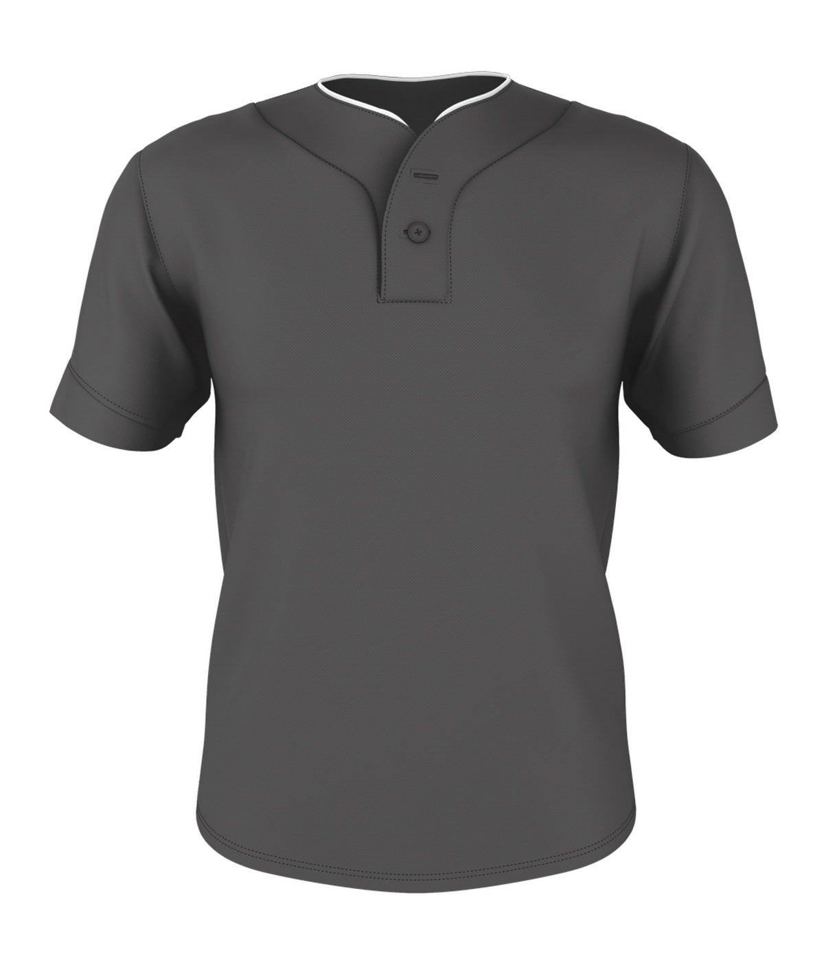 Alleson Athletic 52mthjy Two Button Mesh Base - Charcoal White