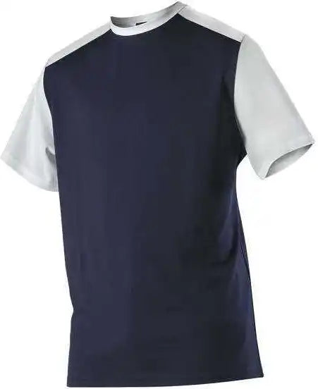 Alleson Athletic 532cj Adult Crew Neck Baseball Jersey - Navy White